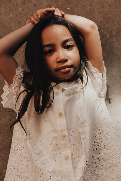 Baje Studio - heart blouse Louni - offwhite