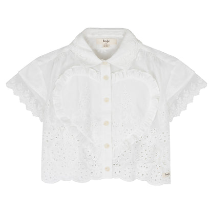 Baje Studio - heart blouse Louni - offwhite