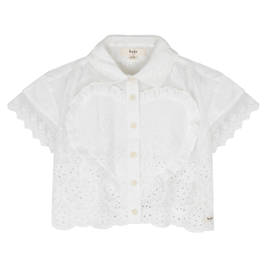 Baje Studio - heart blouse Louni - offwhite