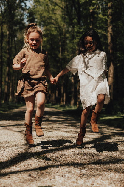 Baje Studio - heart dress Lous - offwhite