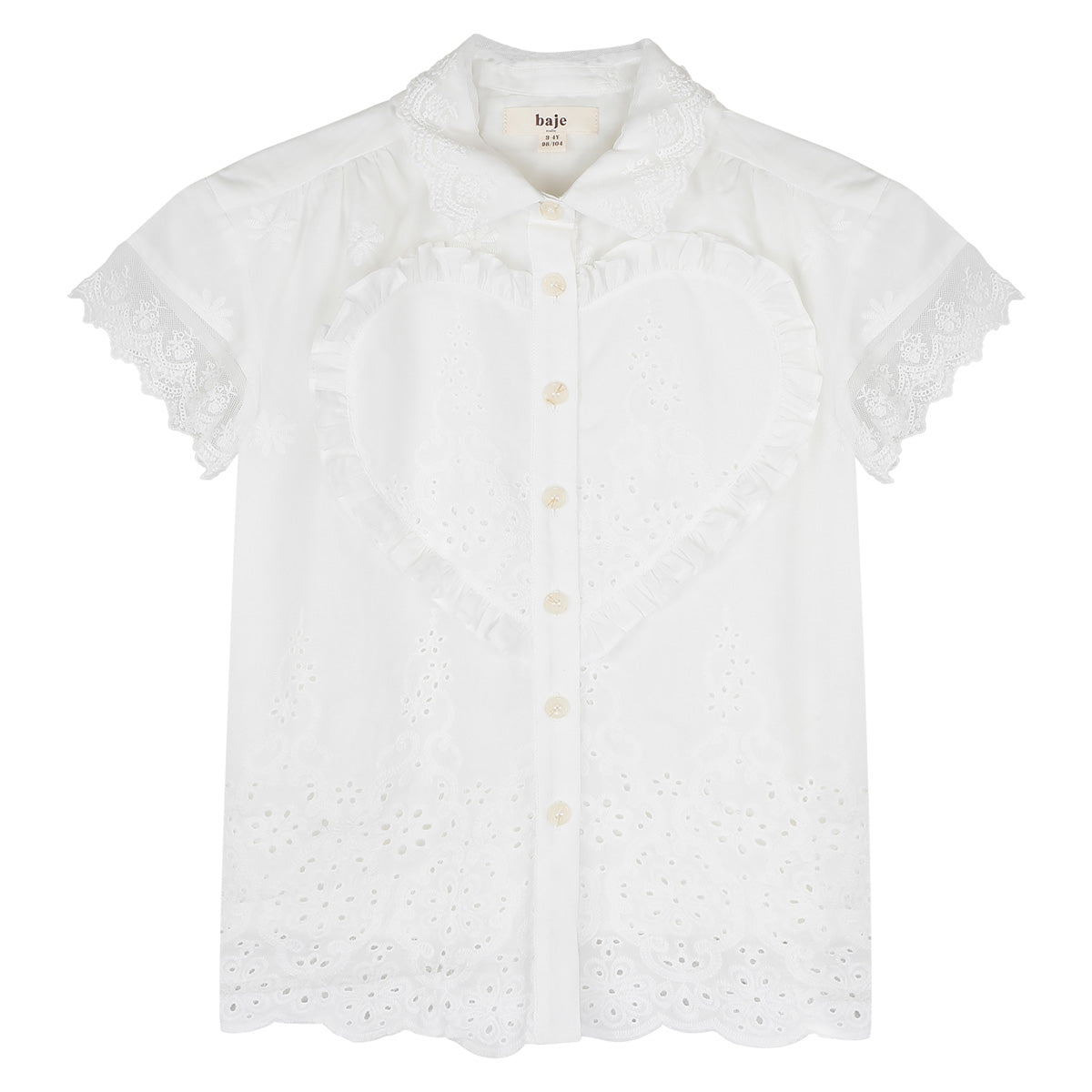 Baje Studio - heart dress Lous - offwhite