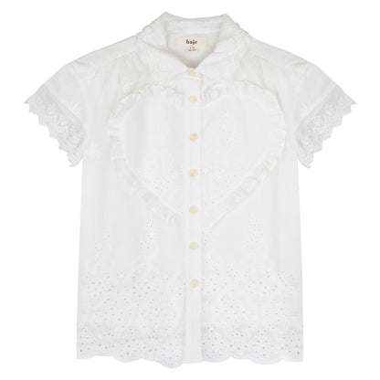 Baje Studio - heart dress Lous - offwhite