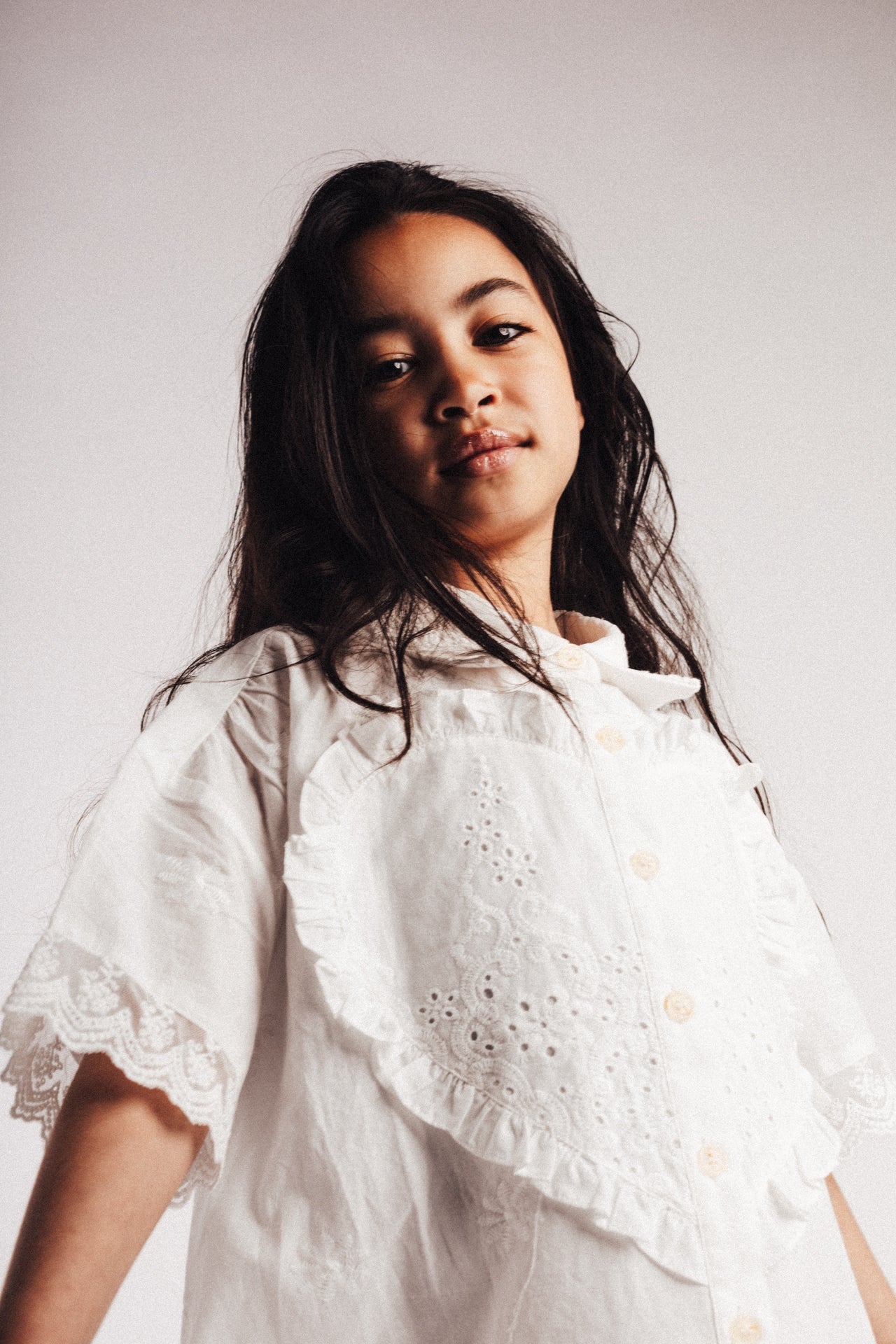 Baje Studio - heart dress Lous - offwhite