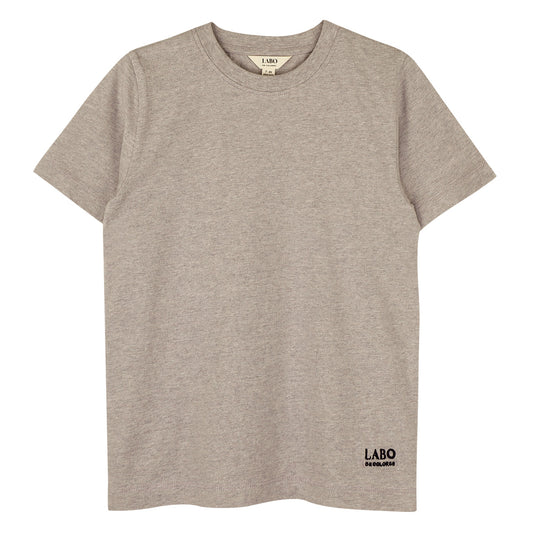 Labo - shortsleeve Lowen - taupe melange