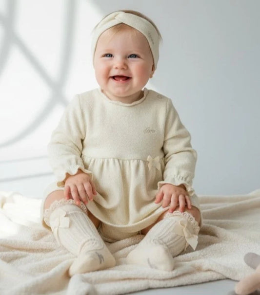 GYMP - dress Lucia - ecru gold