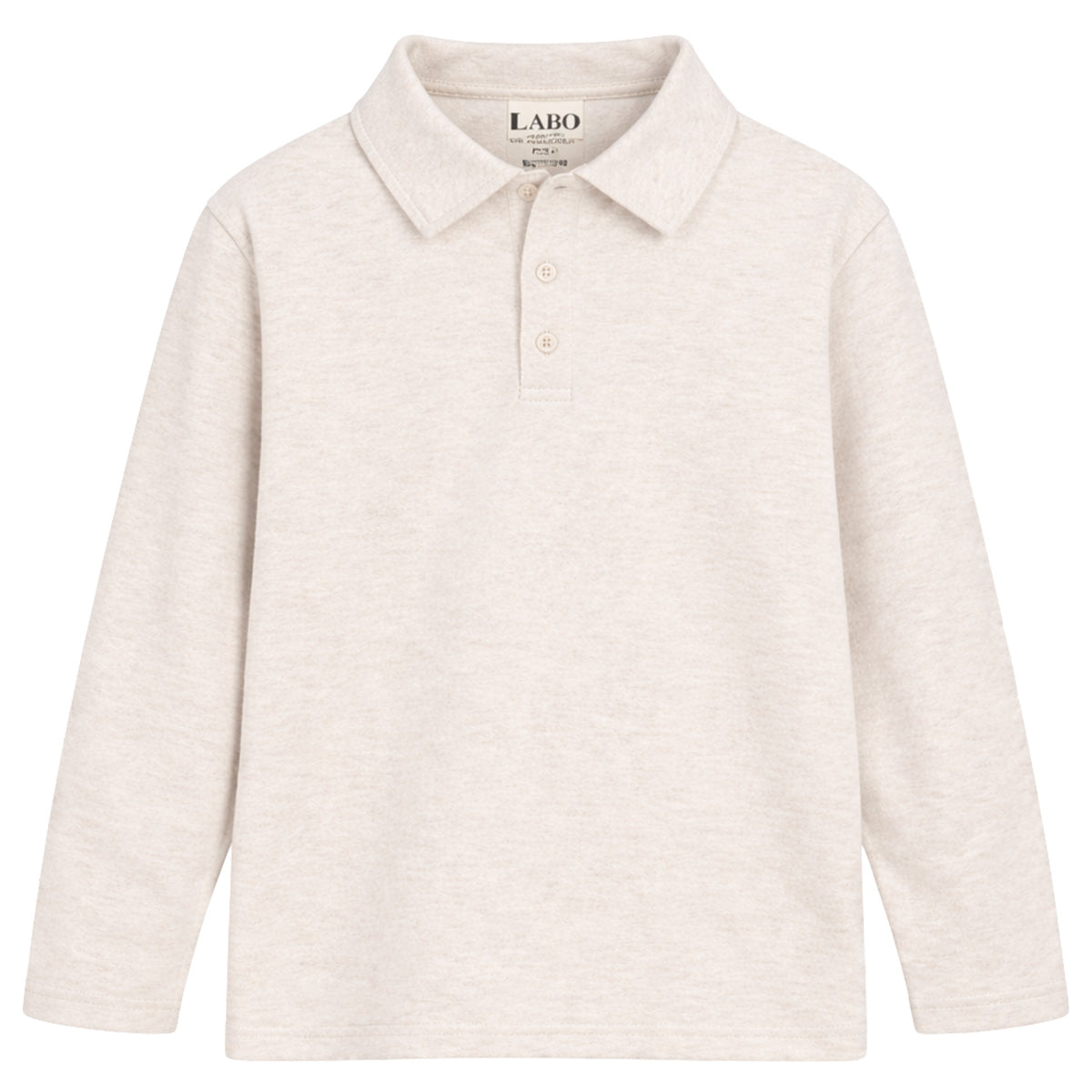 Labo - longsleeve polo Ludico - vanilla melee