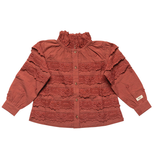 COMING SOON' Baje Studio - blouse Luen - red maroon
