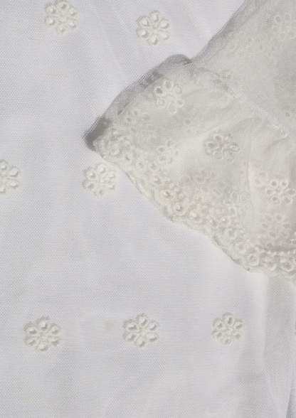 Lace blouse Luna - white