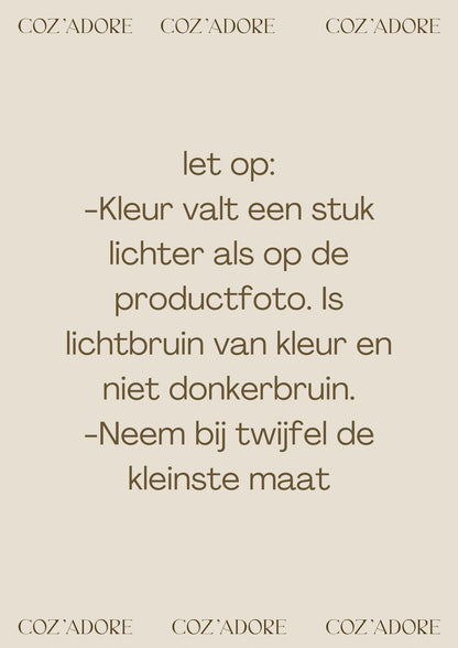 Baje Studio - turtle neck Lutern - brown cacao