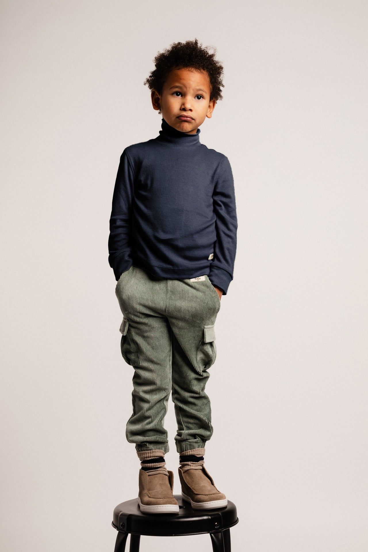 Baje Studio - turtle neck Lutern - blue vintage