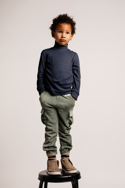 Baje Studio - turtle neck Lutern - blue vintage