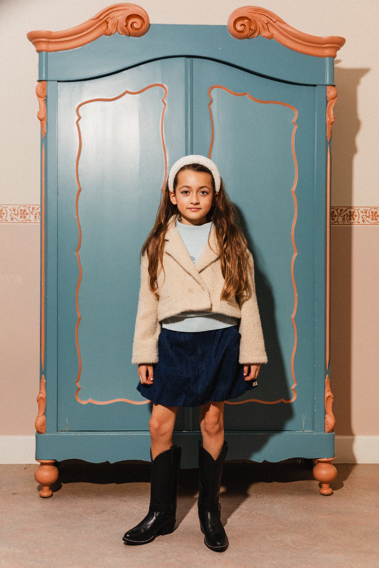Labo - balloon skirt  Luxi - blue denim