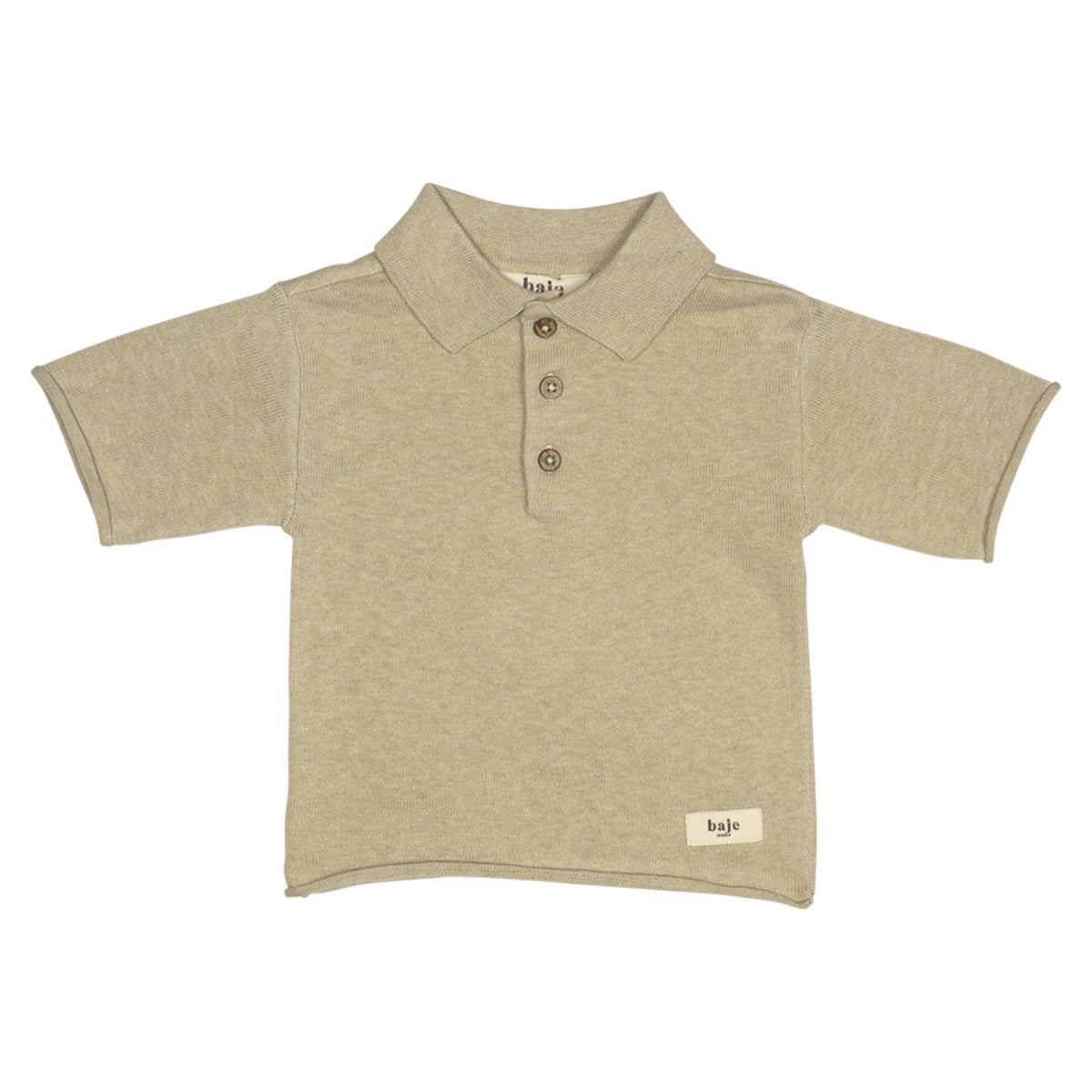 Cashmere polo Mackay ~ sand