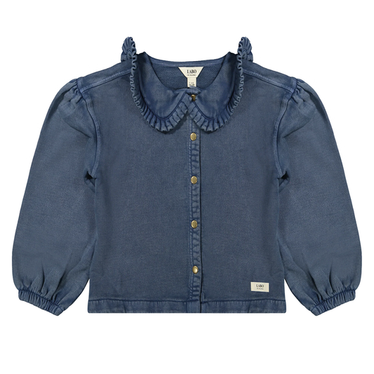 Labo - sweat blouse Mae - blue denim