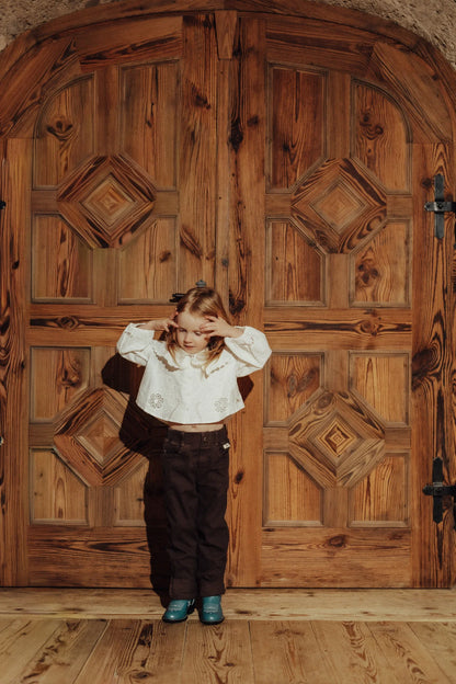 Baje Studio - pants Maey - brown choco