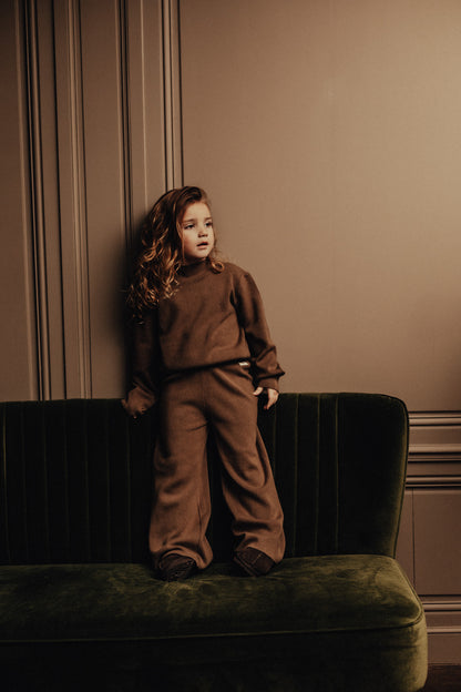 Baje Studio - wide leg Maggia - brown cacao