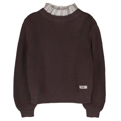 PREORDER - Baje Studio - sweater Mai - brown choco