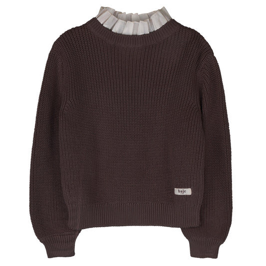 Baje Studio - sweater Mai - brown choco