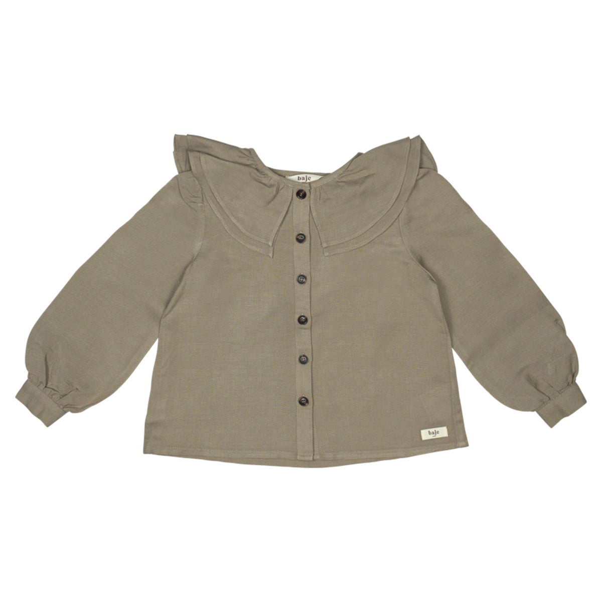 Linen blouse Maida ~ taupe