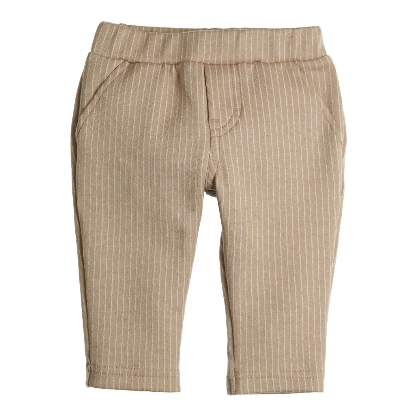 GYMP - pants Manu - beige/ecru stripe