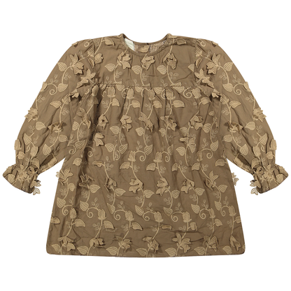 Two You Label - flower dress Mare - brown
