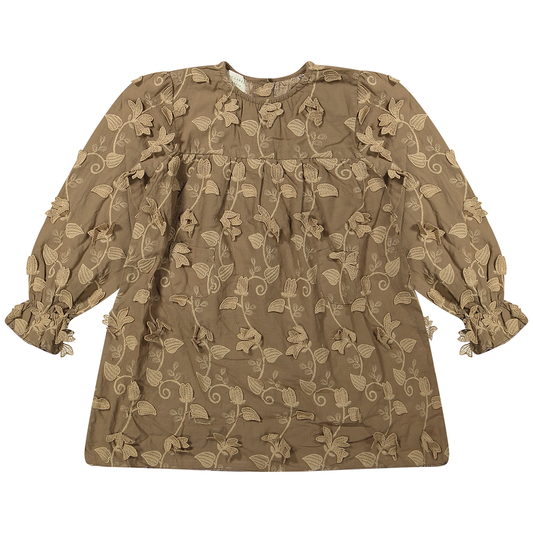 Two You Label - flower dress Mare - brown