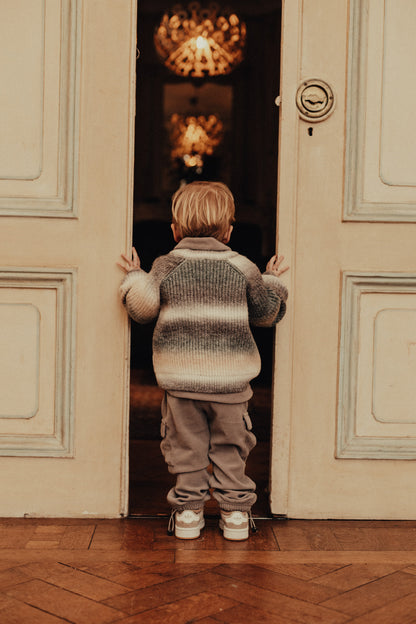 Baje Studio - velvet pants Marsens - grey steel