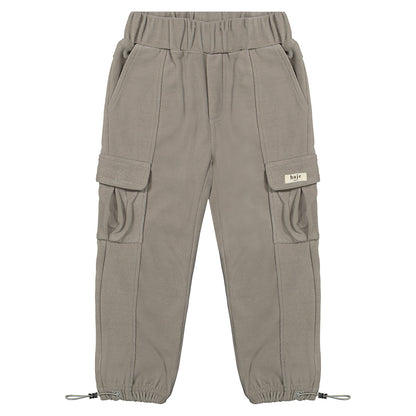 Baje Studio - velvet pants Marsens - grey steel