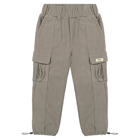 Baje Studio - velvet pants Marsens - grey steel