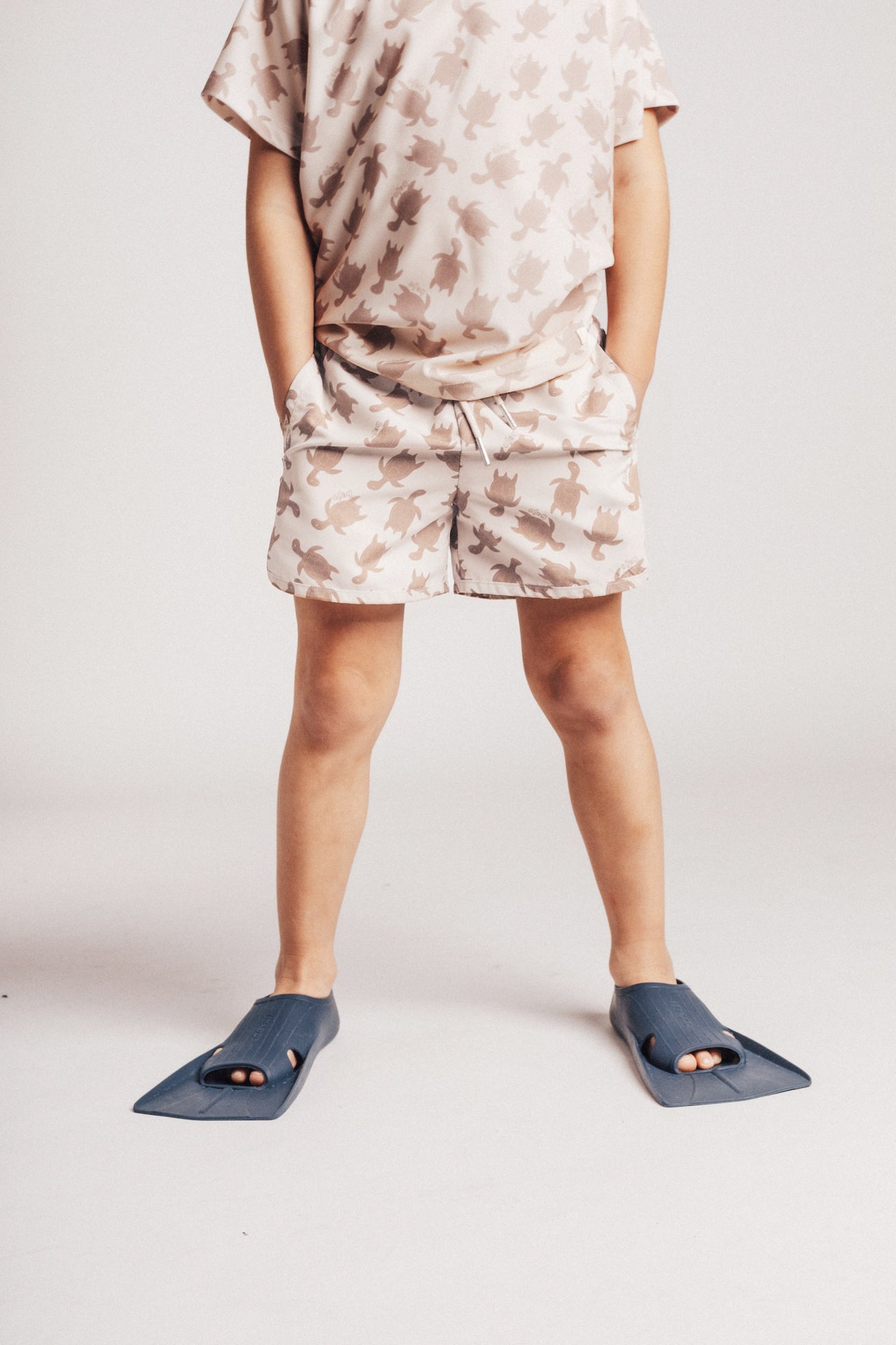 Baje Studio - swim short turtle Mello - crème oat