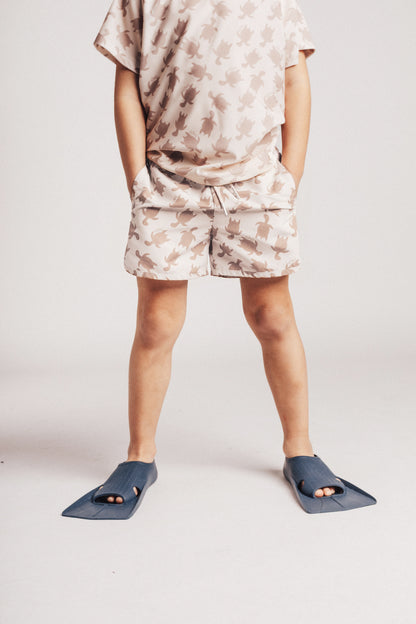 Baje Studio - swim short turtle Mello - crème oat