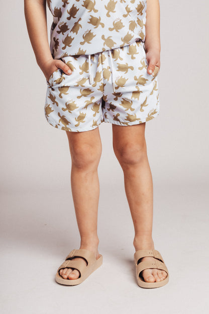 Baje Studio - swim short turtle Mello - blue steel