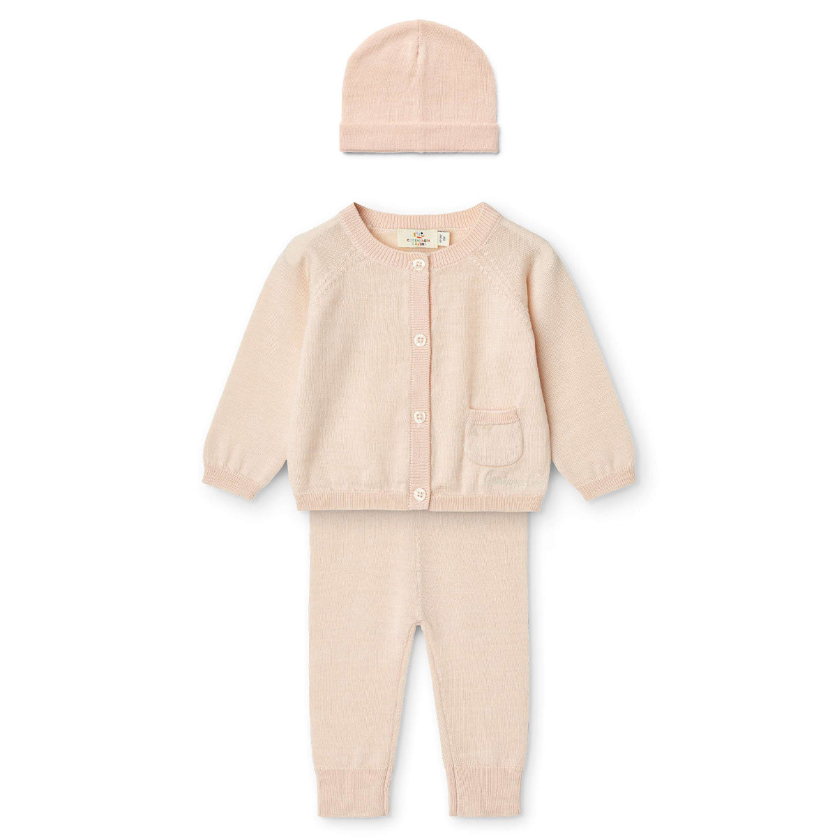 Copenhagen Colors - merino classic baby set - soft pink