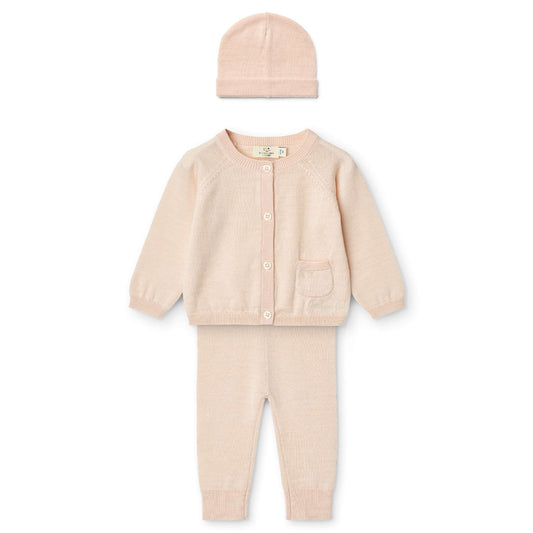 Copenhagen Colors - merino classic baby set - soft pink