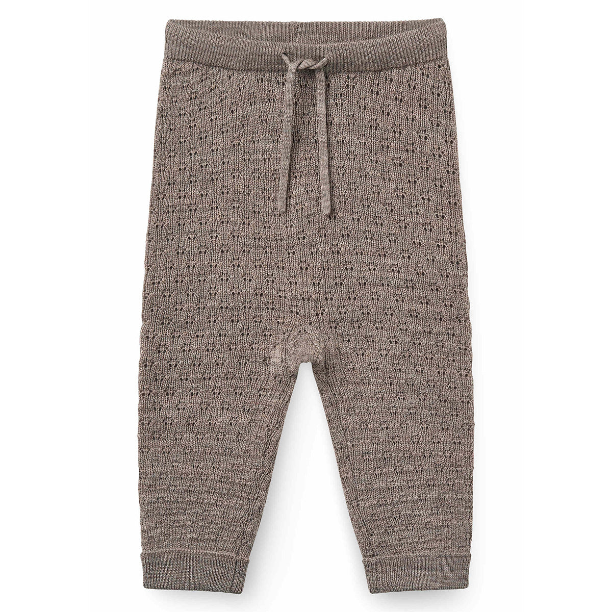 Copenhagen Colors - merino pattern baby pants - natural melange