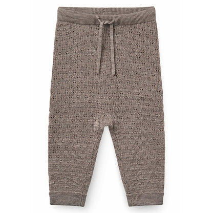 Copenhagen Colors - merino pattern baby pants - natural melange