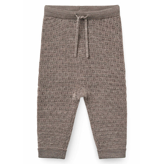 Copenhagen Colors - merino pattern baby pants - natural melange