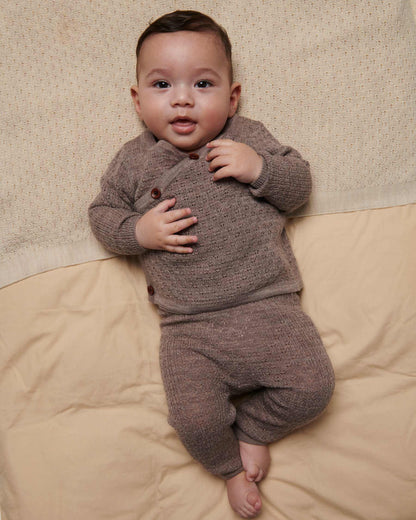 Copenhagen Colors - merino pattern baby pants - natural melange