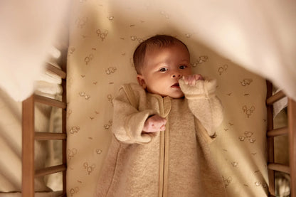 Jollein - merino wool felted sleeping bag - natural beige