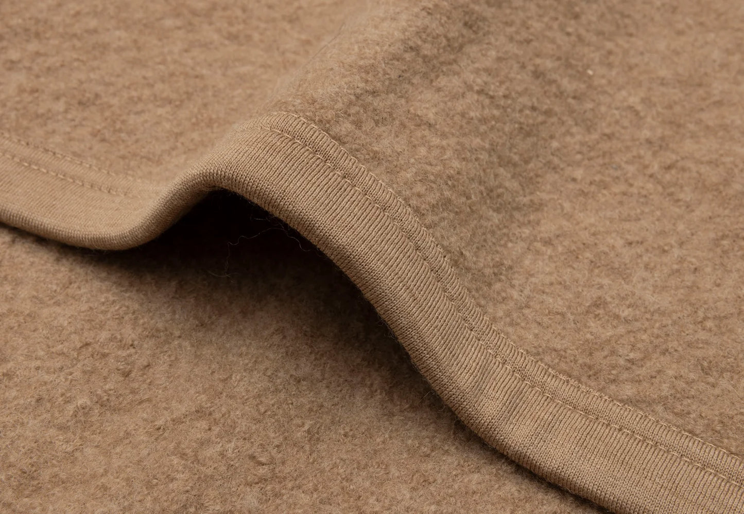 Jollein - merino wool felted blanket crib - dark hazel