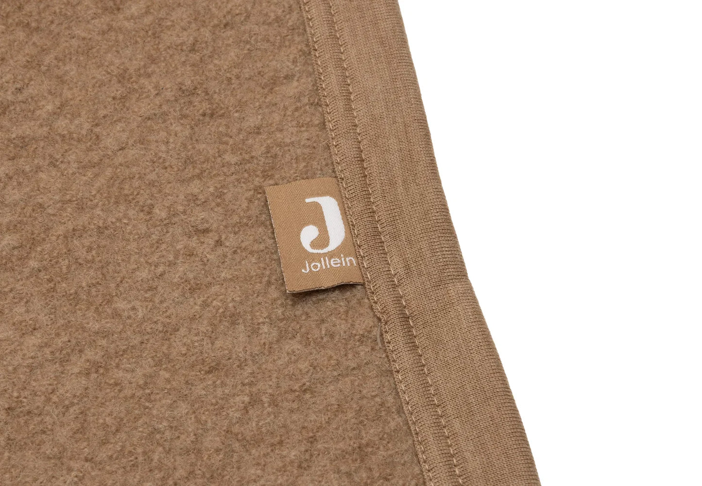 Jollein - merino wool felted blanket crib - dark hazel