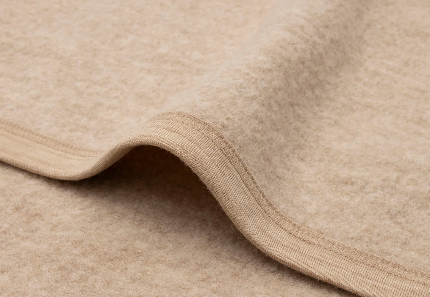 Jollein - merino wool felted blanket crib - natural