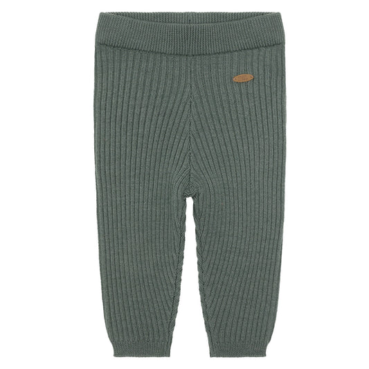 Hust & Claire - wool rib legging Lui - balsam green
