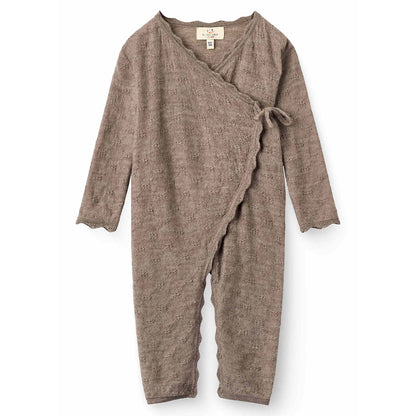 Copenhagen Colors - merino wool suit with scallop edge - natural melange