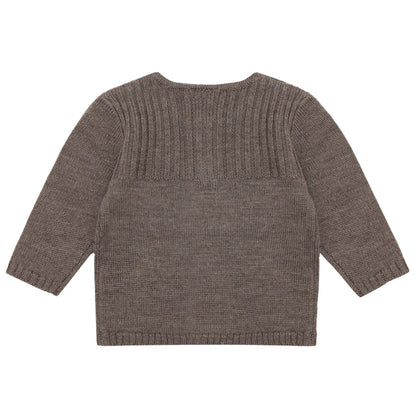 Hust & Claire - wool pullover Pil sheep - deer melange