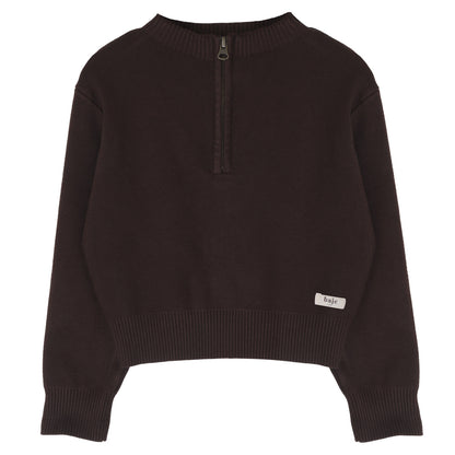 Baje Studio - sweater Meza - brown choco