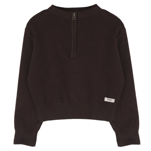 Baje Studio - sweater Meza - brown choco