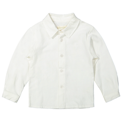 Two You Label - linen blouse Milo - white