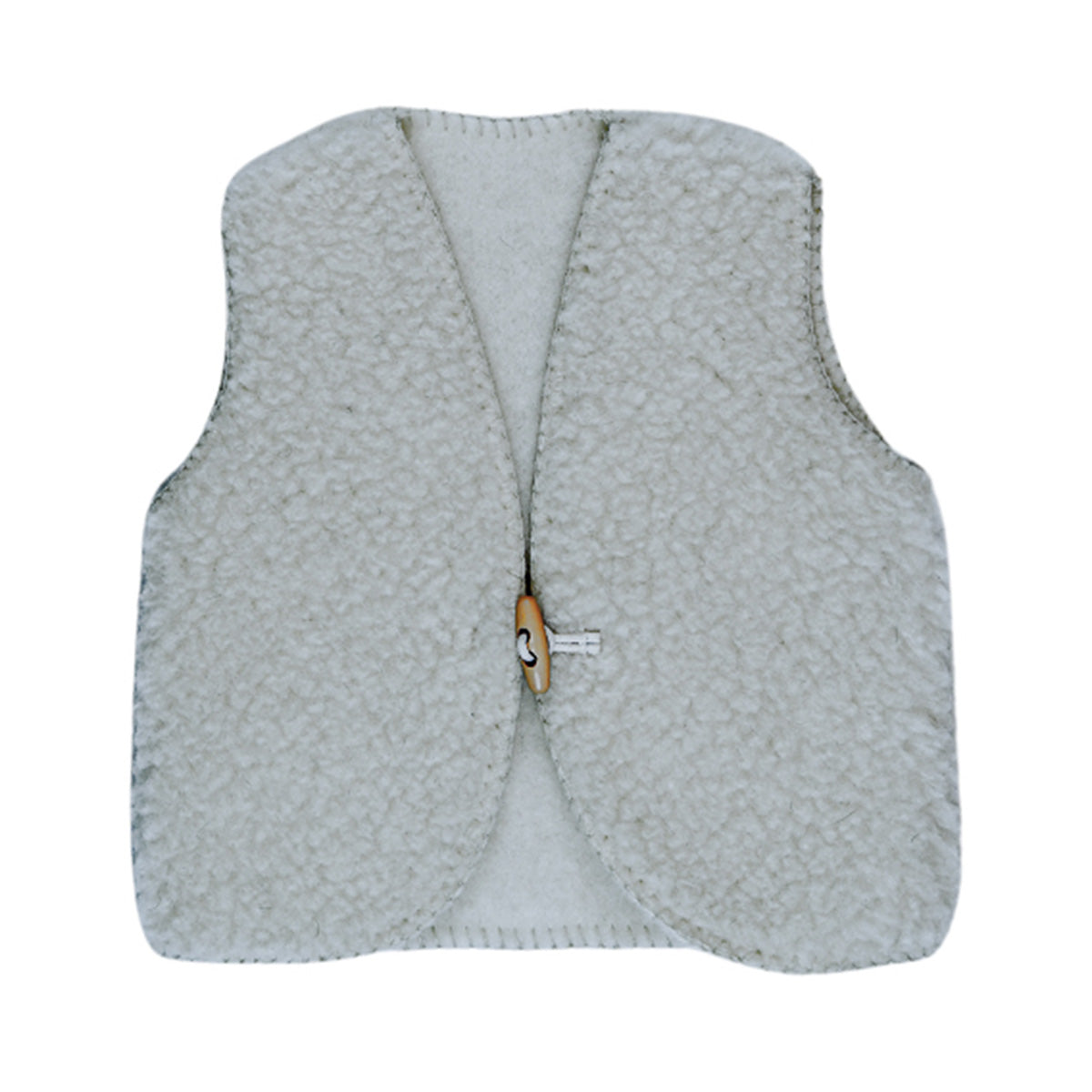 Bodywarmer Milo Felted Earl Grey