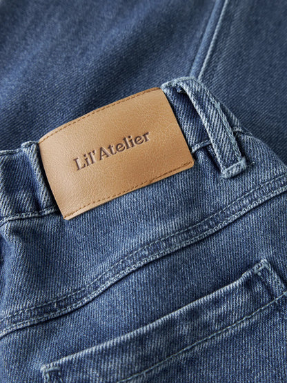 Lil'Atelier - loose jeans Obello - dark blue denim